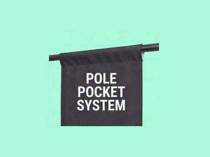 Custom Backdrop Stand with Pole Pocket Banners