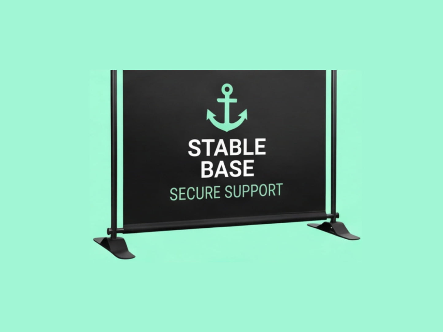 Custom Backdrop Stand with Stable Base