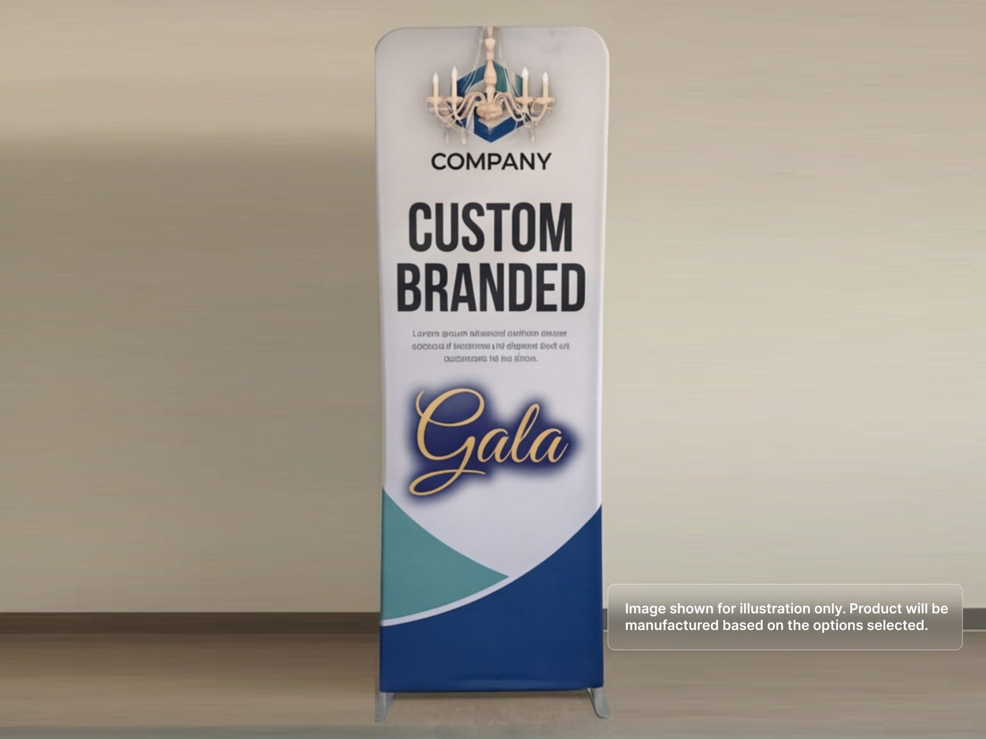 Custom Branded Custom Extend Tension Fabric Stand
