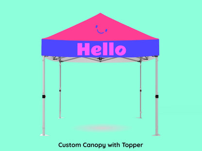 Custom Canopy with Topper