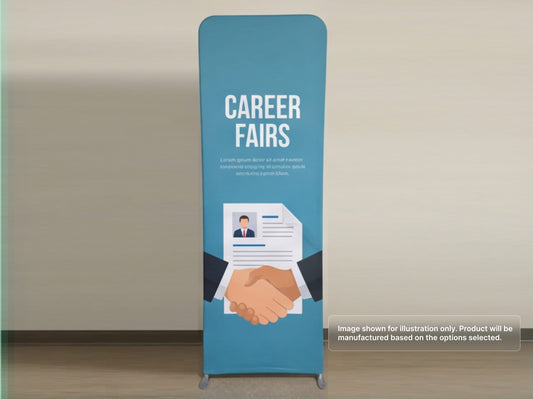 Custom Extend Tension Fabric Stand for Career Fairs