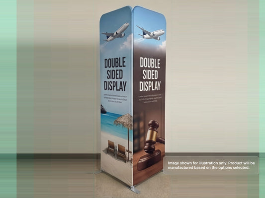 Custom Extend Tension Fabric Stand for Double Sided