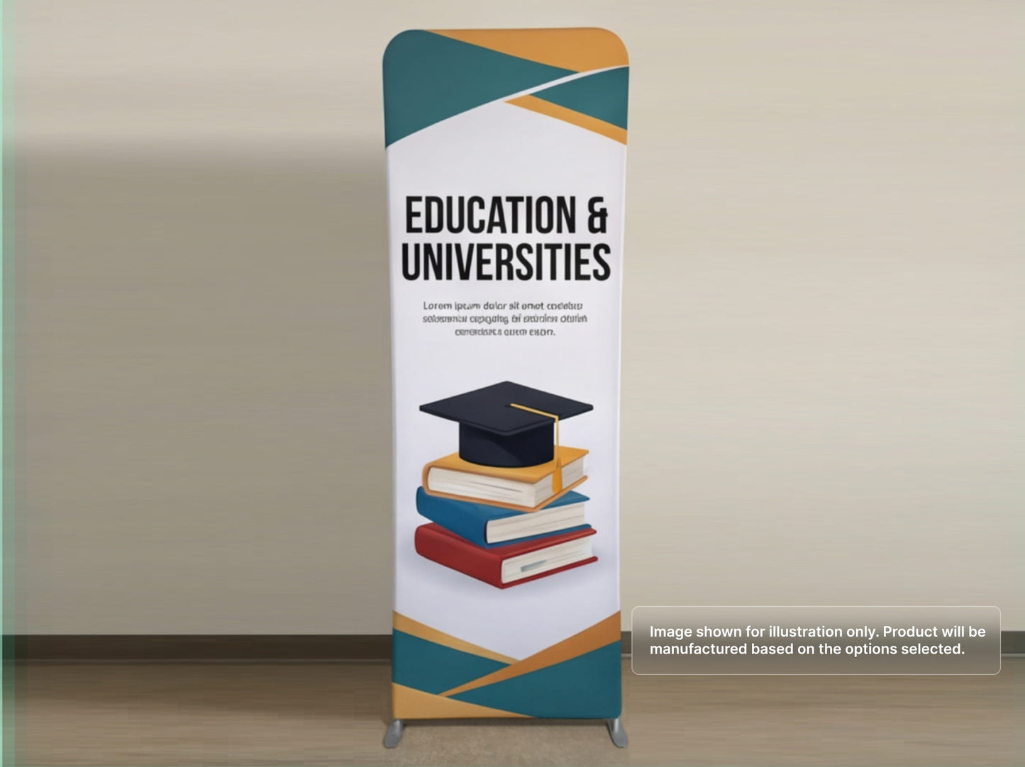 Custom Extend Tension Fabric Stand for Education & Universities