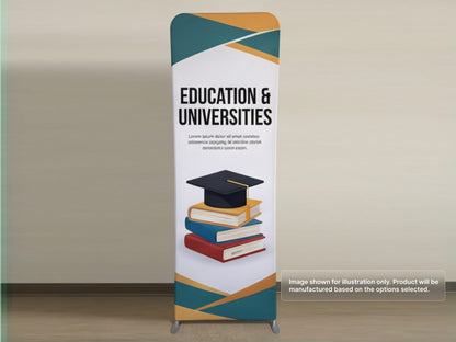 Custom Extend Tension Fabric Stand for Education & Universities