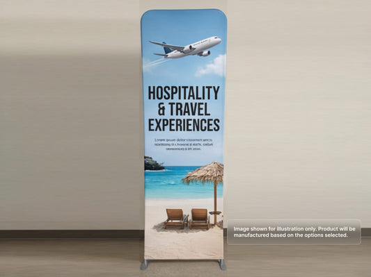 Custom Extend Tension Fabric Stand for Hospitality & Travel
