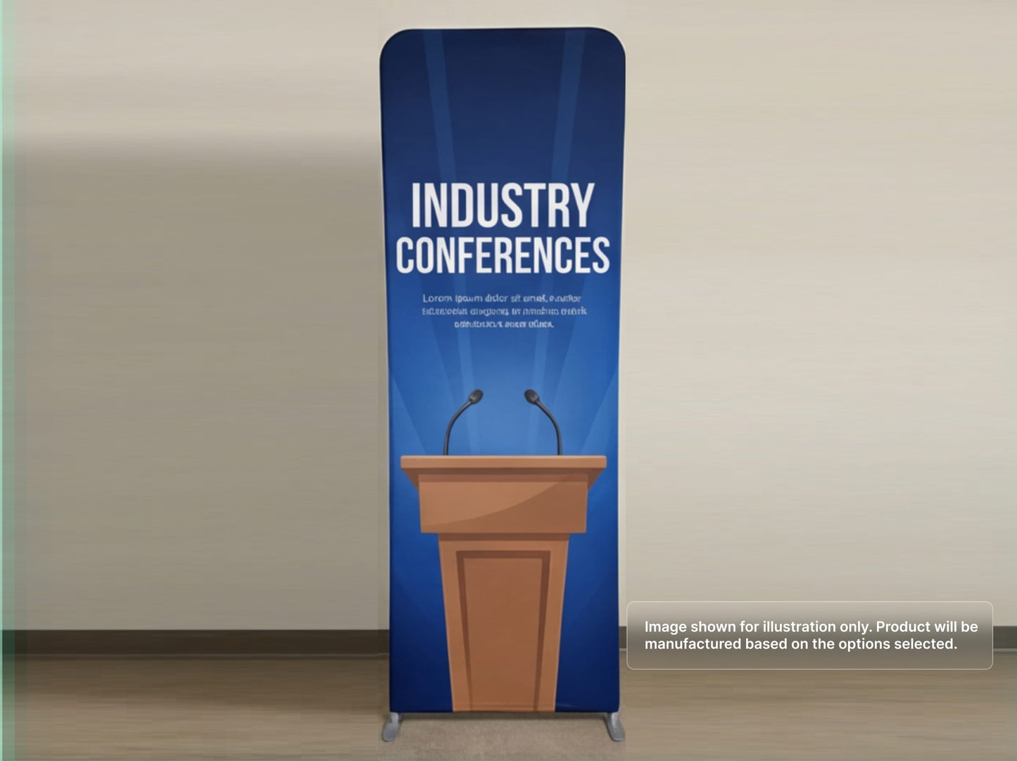 Custom Extend Tension Fabric Stand for Industry Conferences