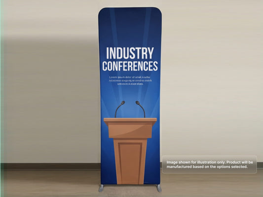 Custom Extend Tension Fabric Stand for Industry Conferences