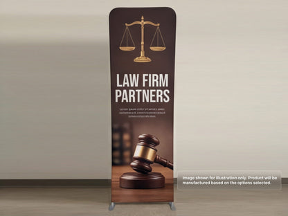 Custom Extend Tension Fabric Stand for Law Firms