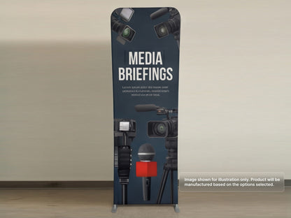 Custom Extend Tension Fabric Stand for Media Briefings