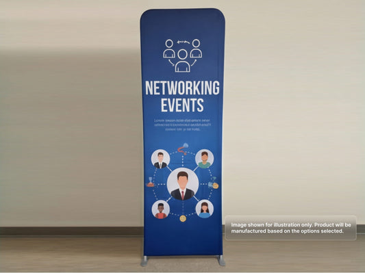 Custom Extend Tension Fabric Stand for Networking Events