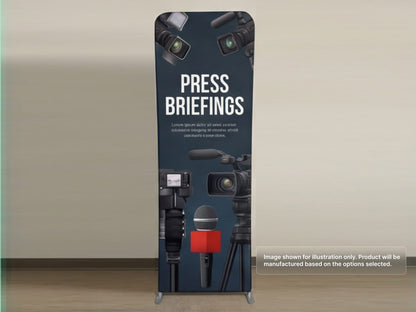 Custom Extend Tension Fabric Stand for Press Briefings