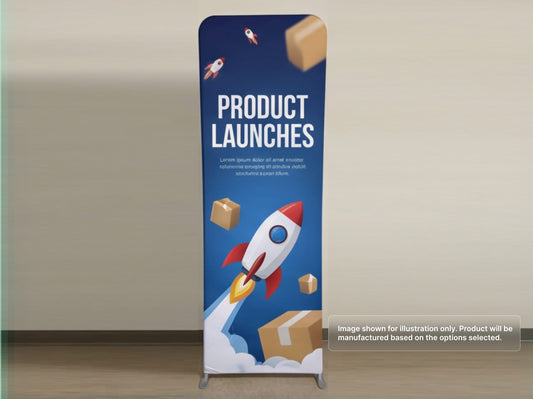 Custom Extend Tension Fabric Stand for Product Launches