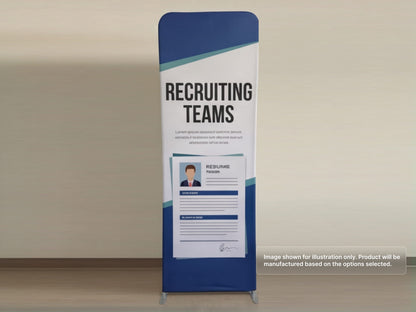 Custom Extend Tension Fabric Stand for Recruiting Teams