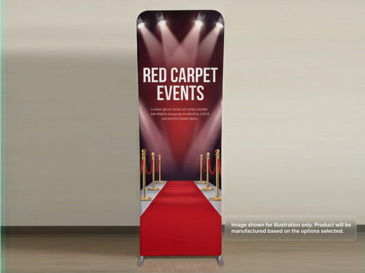 Custom Extend Tension Fabric Stand for Red Carpet Events