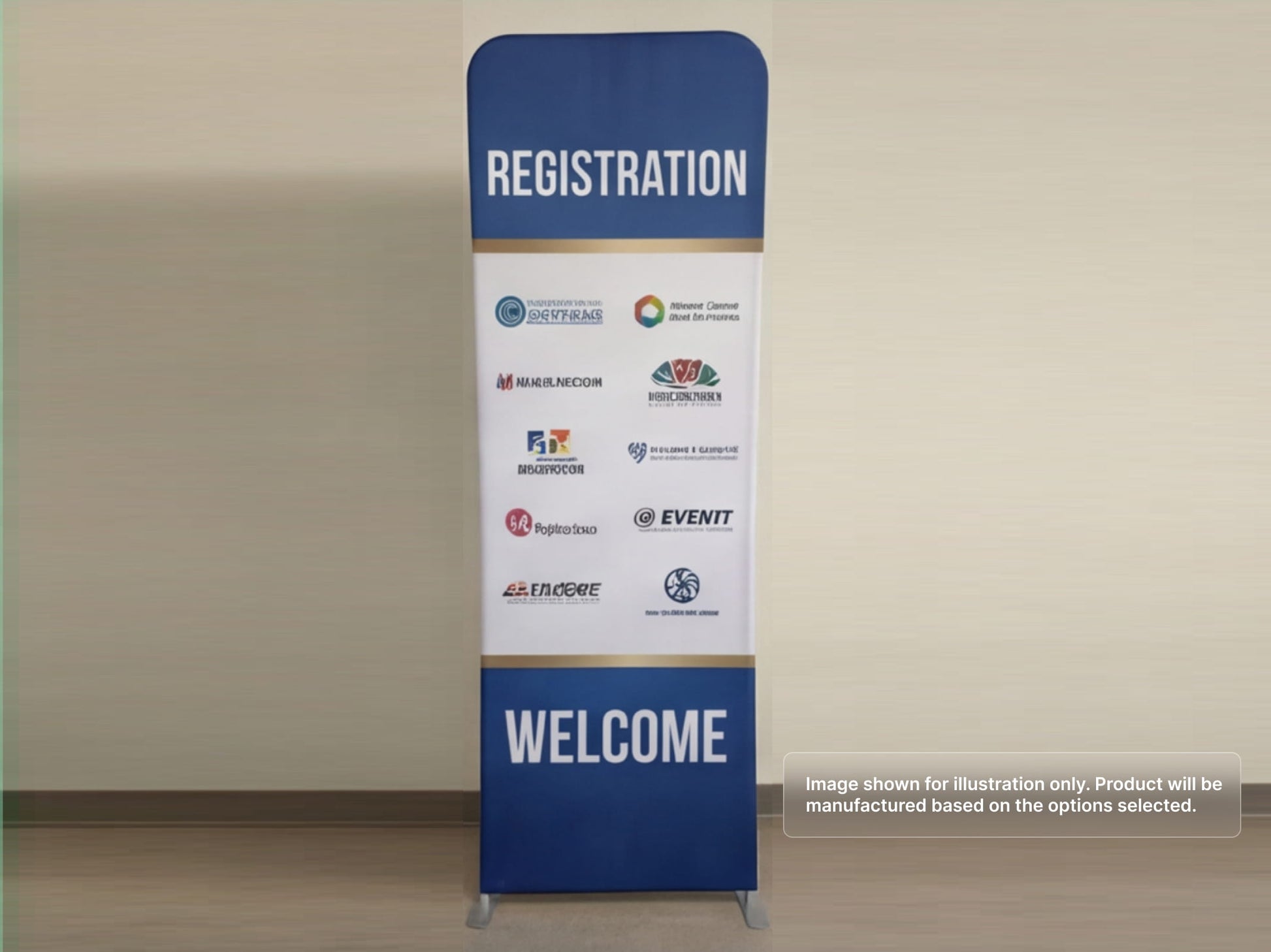 Custom Extend Tension Fabric Stand for Registration Backdrop