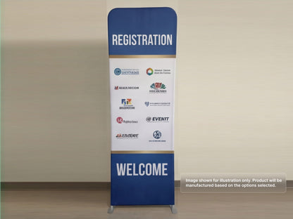 Custom Extend Tension Fabric Stand for Registration Backdrop