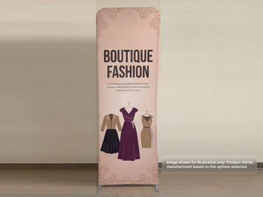 Custom Extend Tension Fabric Stand for Retail Boutique