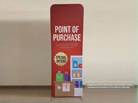 Custom Extend Tension Fabric Stand for Retail Point of Purchase
