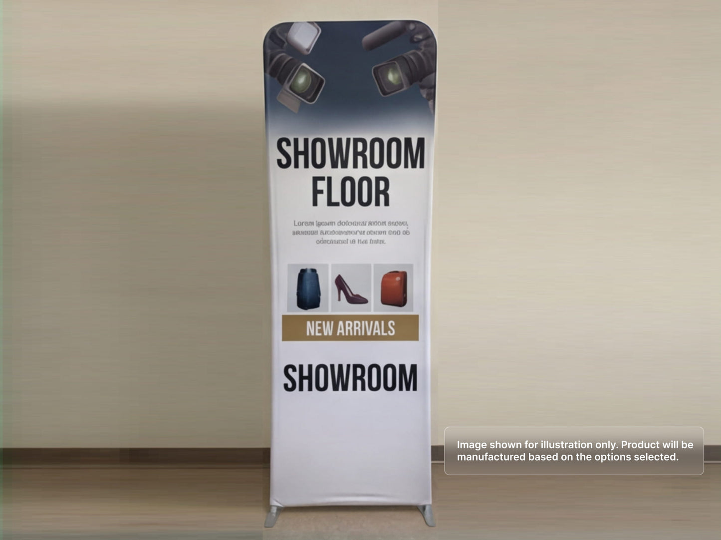 Custom Extend Tension Fabric Stand for Showroom Floor