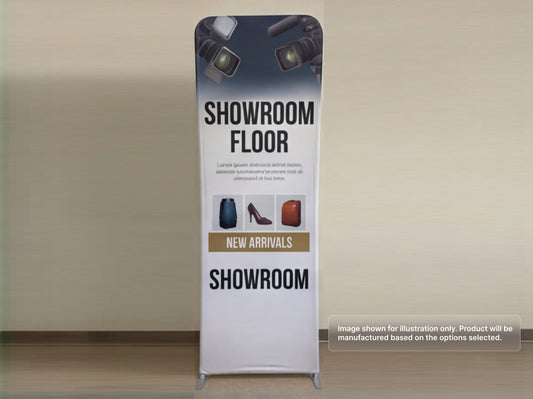 Custom Extend Tension Fabric Stand for Showroom Floor