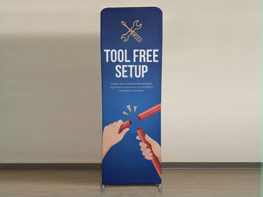 Custom Extend Tension Fabric Stand for Tool Free Setup