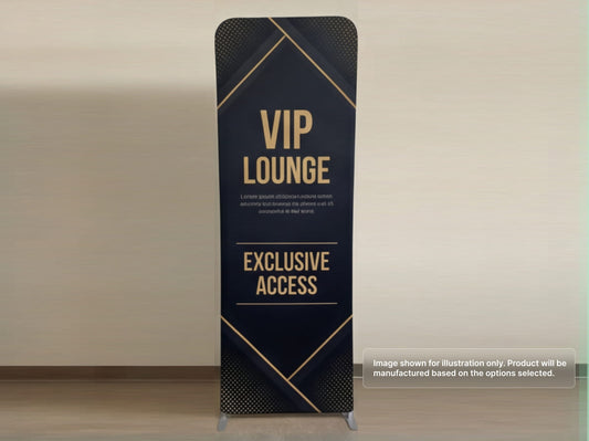 Custom Extend Tension Fabric Stand for VIP Lounge Signage