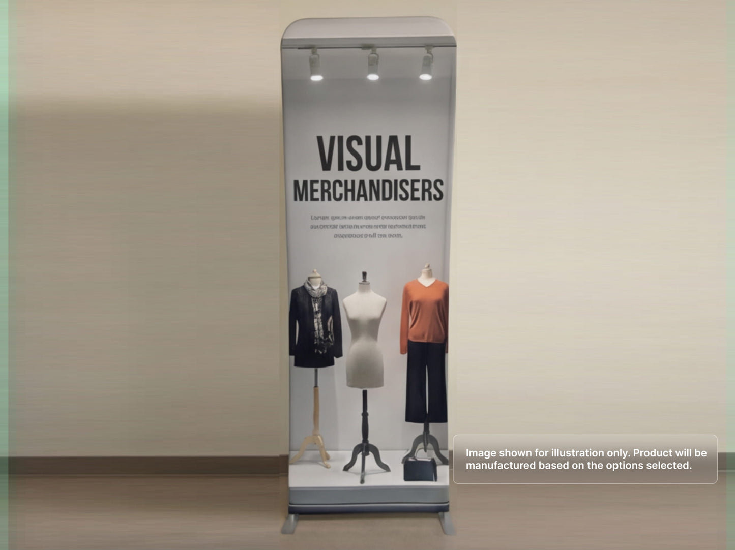 Custom Extend Tension Fabric Stand for Visual Merchandisers