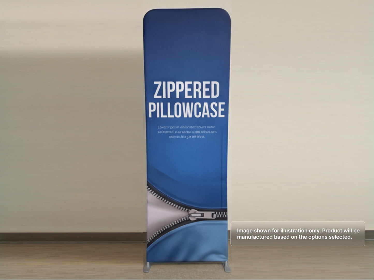 Custom Extend Tension Fabric Stand for Zippered Pillowcase
