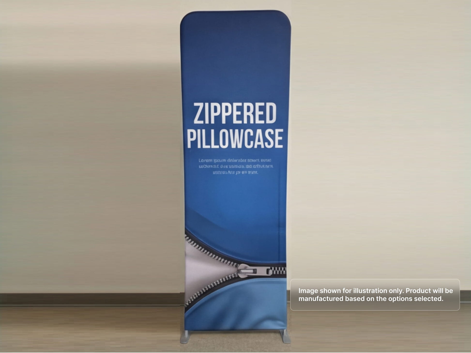 Custom Extend Tension Fabric Stand for Zippered Pillowcase