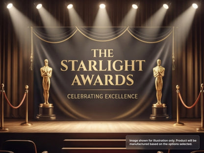 Custom Fabric Banner for Award Ceremonies