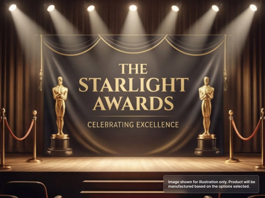 Custom Fabric Banner for Award Ceremonies