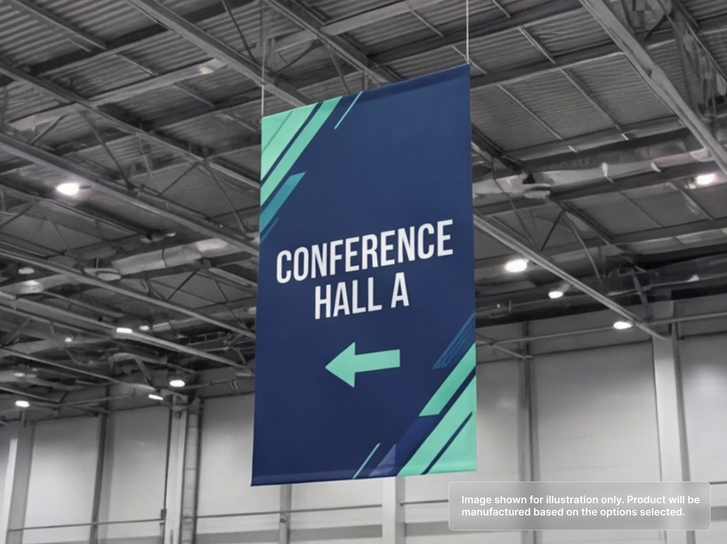 Custom Fabric Banner for Ceiling Hanging Banner