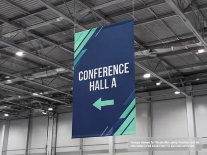 Custom Fabric Banner for Ceiling Hanging Banner