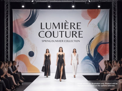 Custom Fabric Banner for Fashion Shows