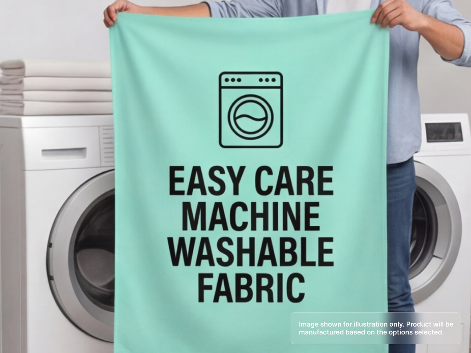 Custom Fabric Banner for Machine Washable