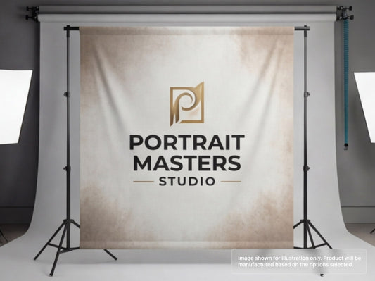 Custom Fabric Banner for Photo Studio
