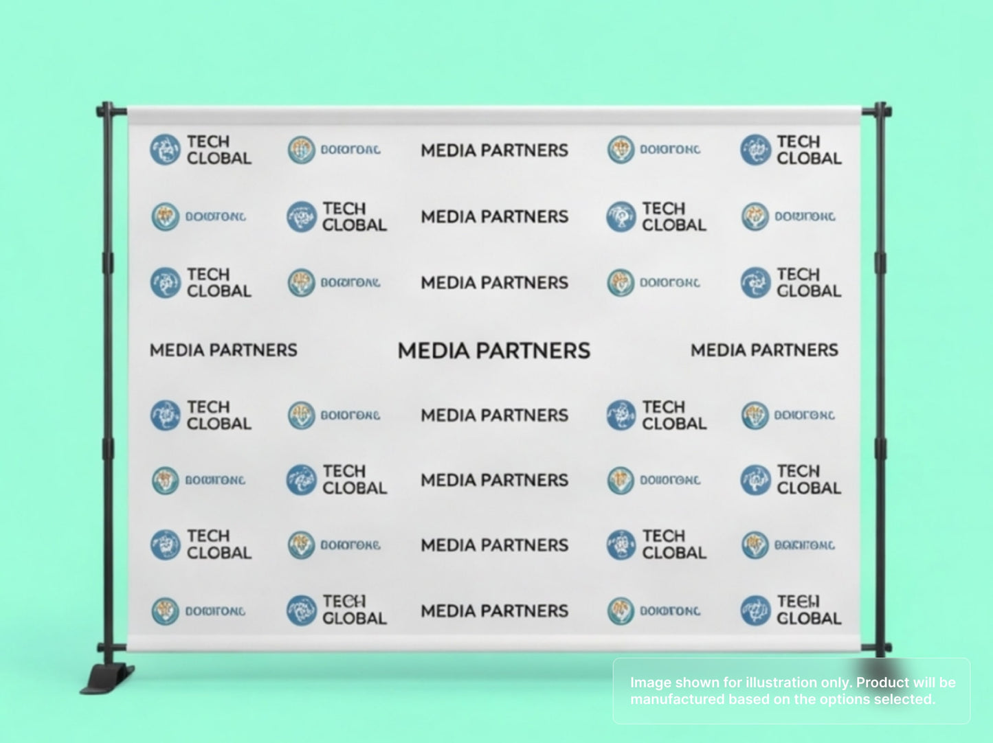 Custom Fabric Banner for Press Wall