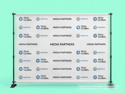 Custom Fabric Banner for Press Wall