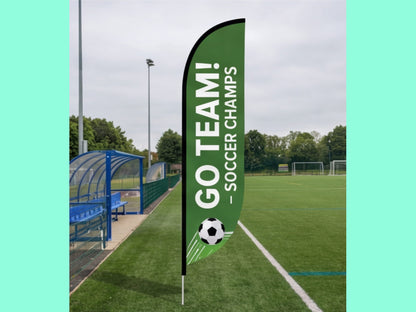 Custom Feather Flag for Sports Teams