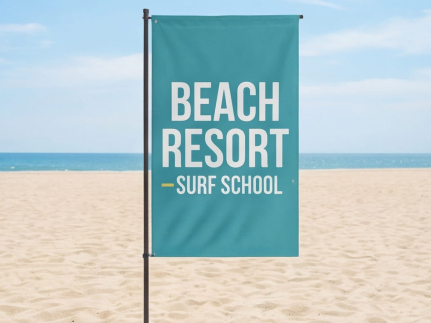 Custom Rectangle Flag for Beach