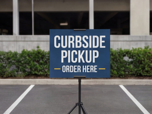 Custom Rectangle Flag for Curbside