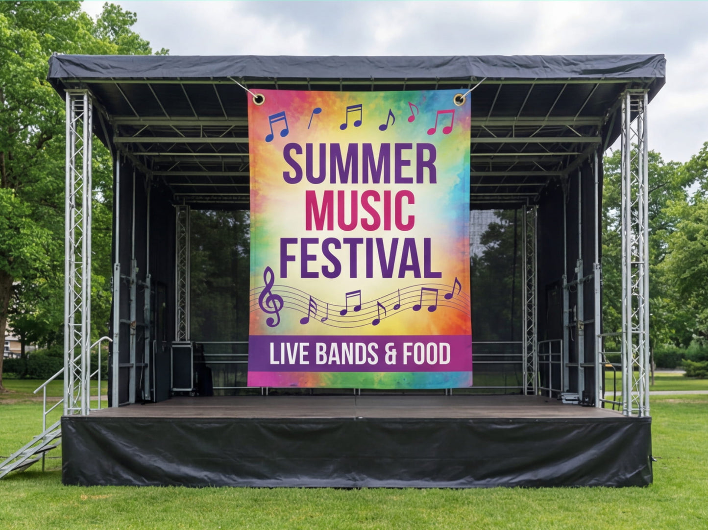 Custom Rectangle Flag for Festivals