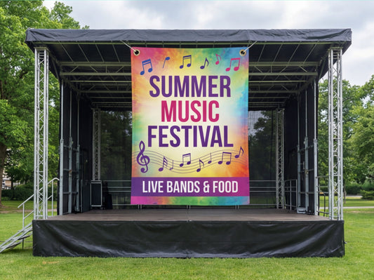 Custom Rectangle Flag for Festivals