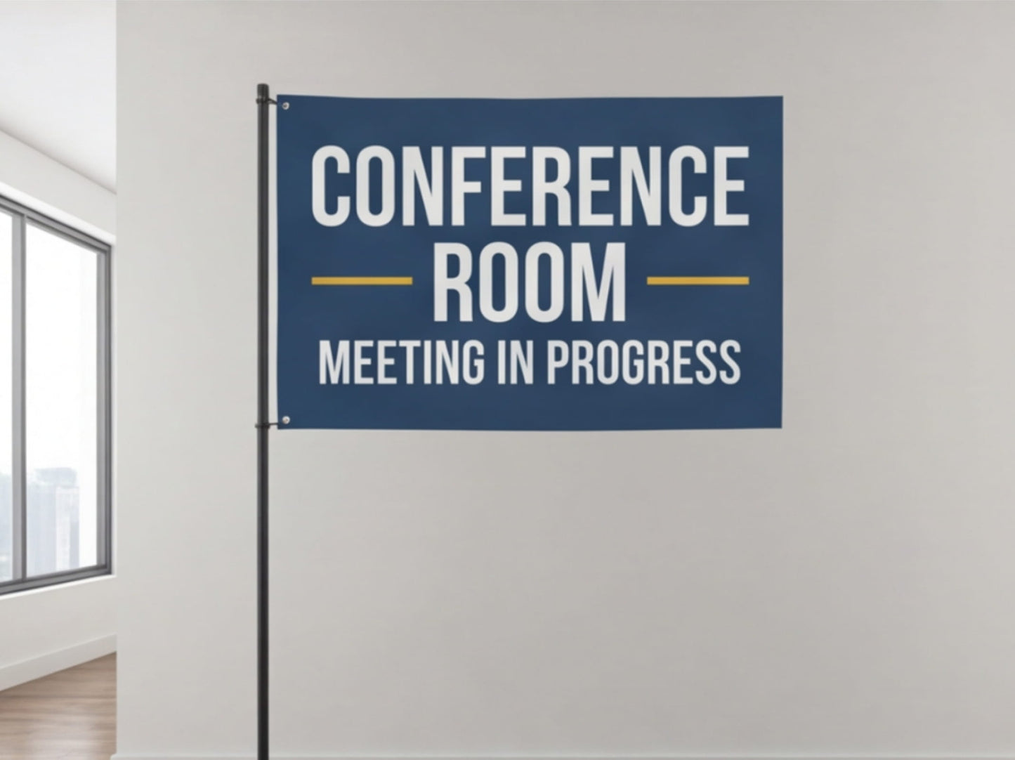 Custom Rectangle Flag for Indoor