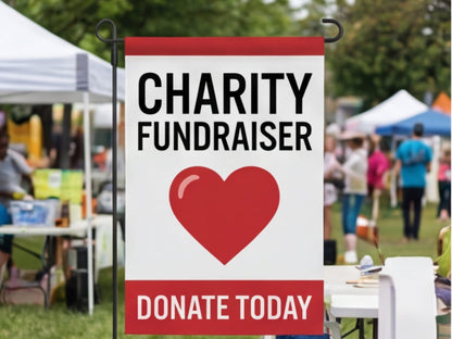 Custom Rectangle Flag for Non Profits