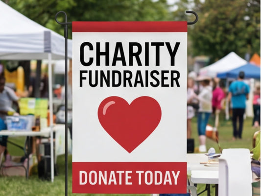 Custom Rectangle Flag for Non Profits