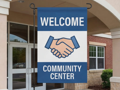 Custom Rectangle Flag for Welcome