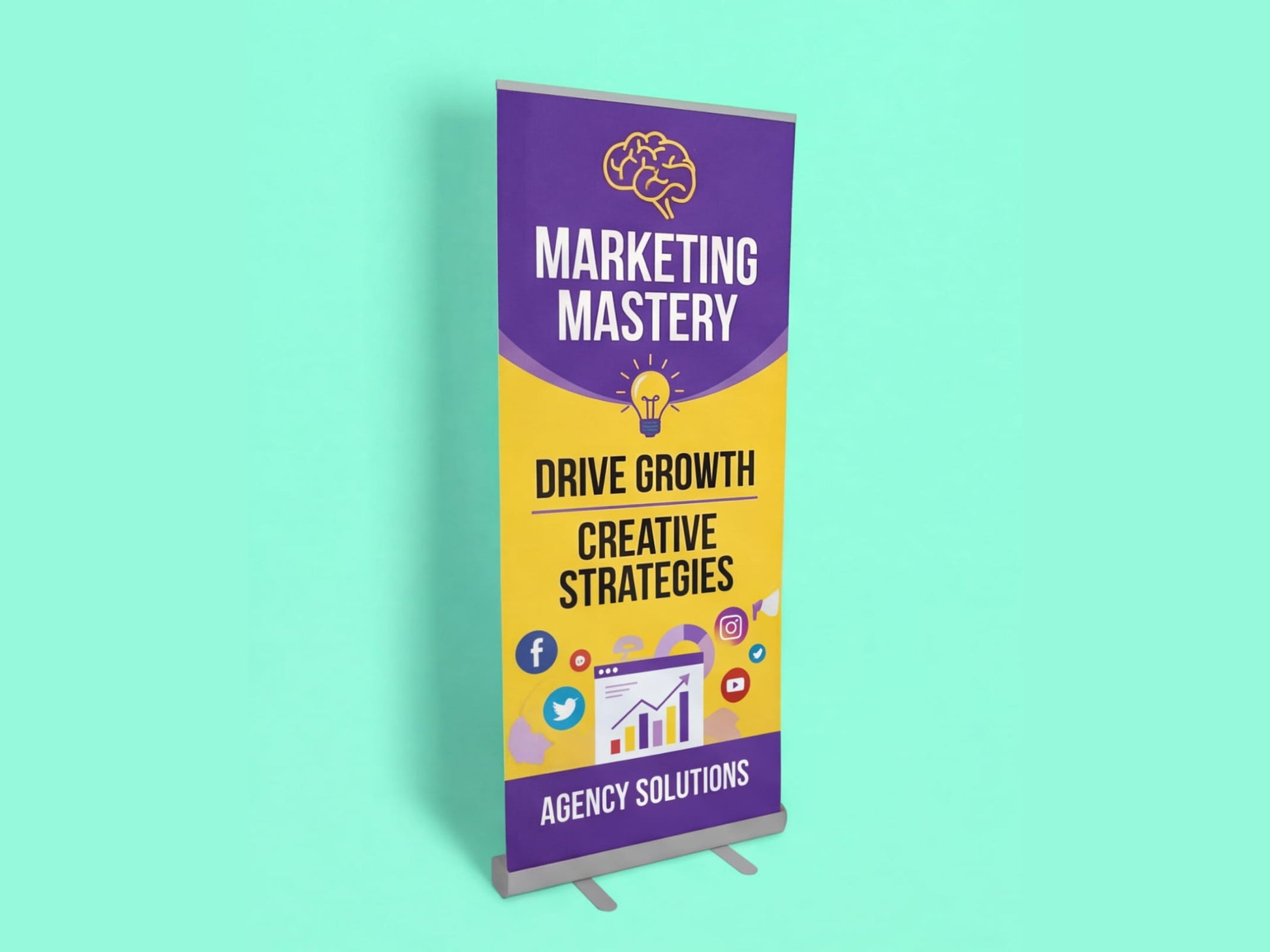 Custom Retractable Banner for Marketing Agencies
