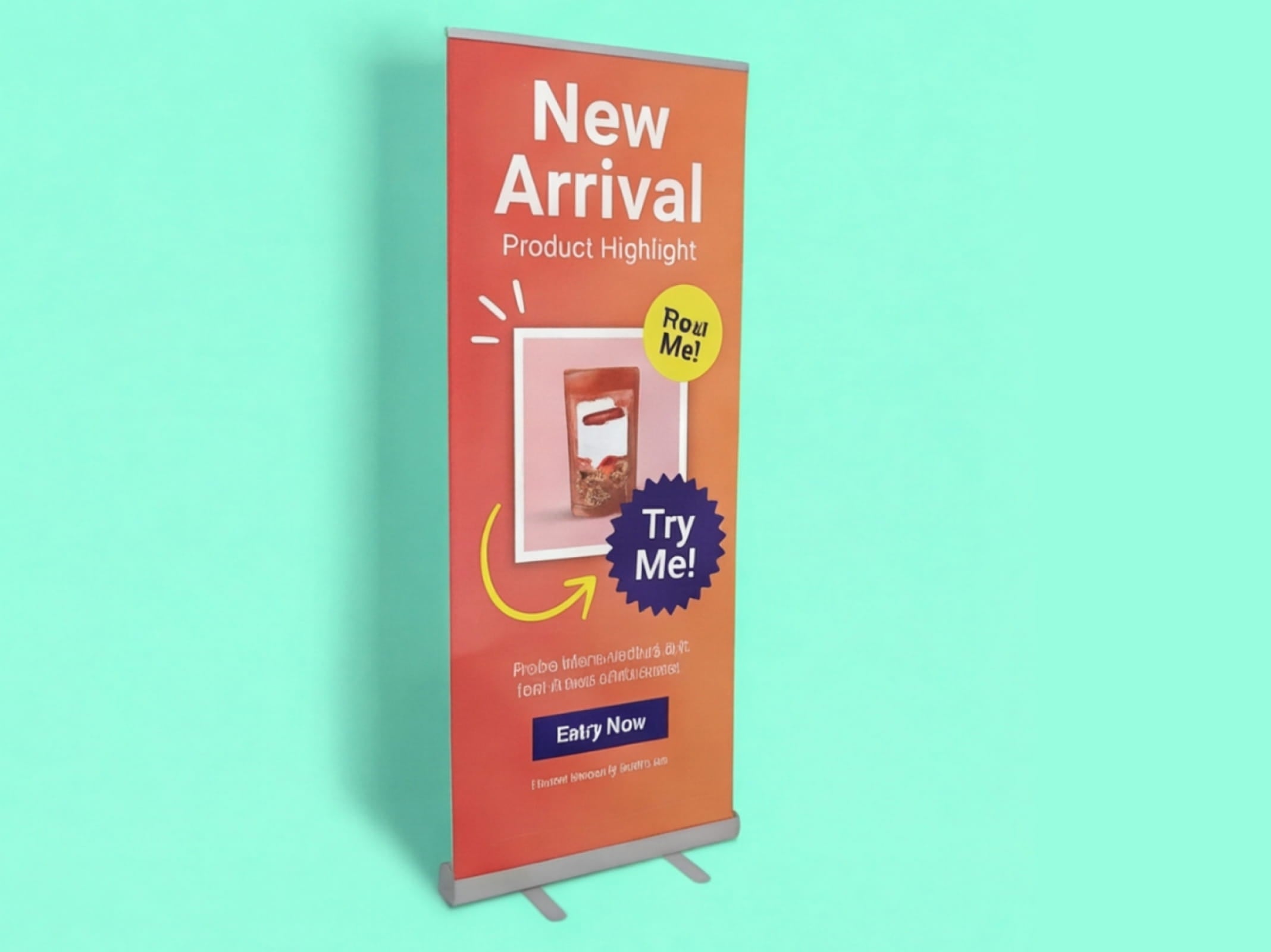 Custom Retractable Banner for Point of Purchase POP – PRINTDRILL