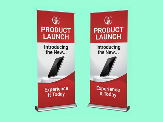 Custom Retractable Banner for Product Launches